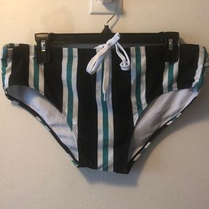 Men’s fashion striped speedo